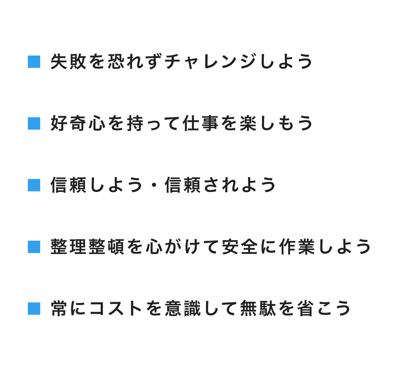 行動指針